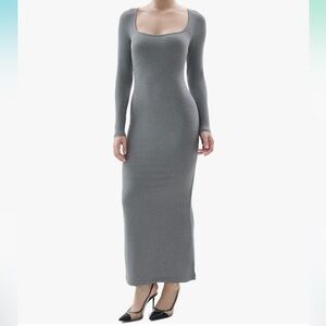 Women's Soft Lounge Slip Dress Sexy Ribbed Bodycon Dresses